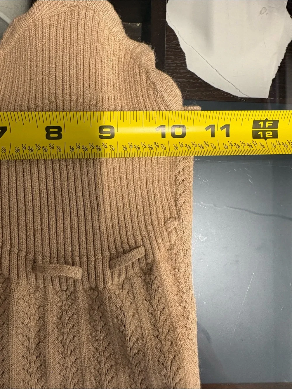 Wilfred Camel Ribbed Tie-Front Knit Cami - Picture 6 of 6